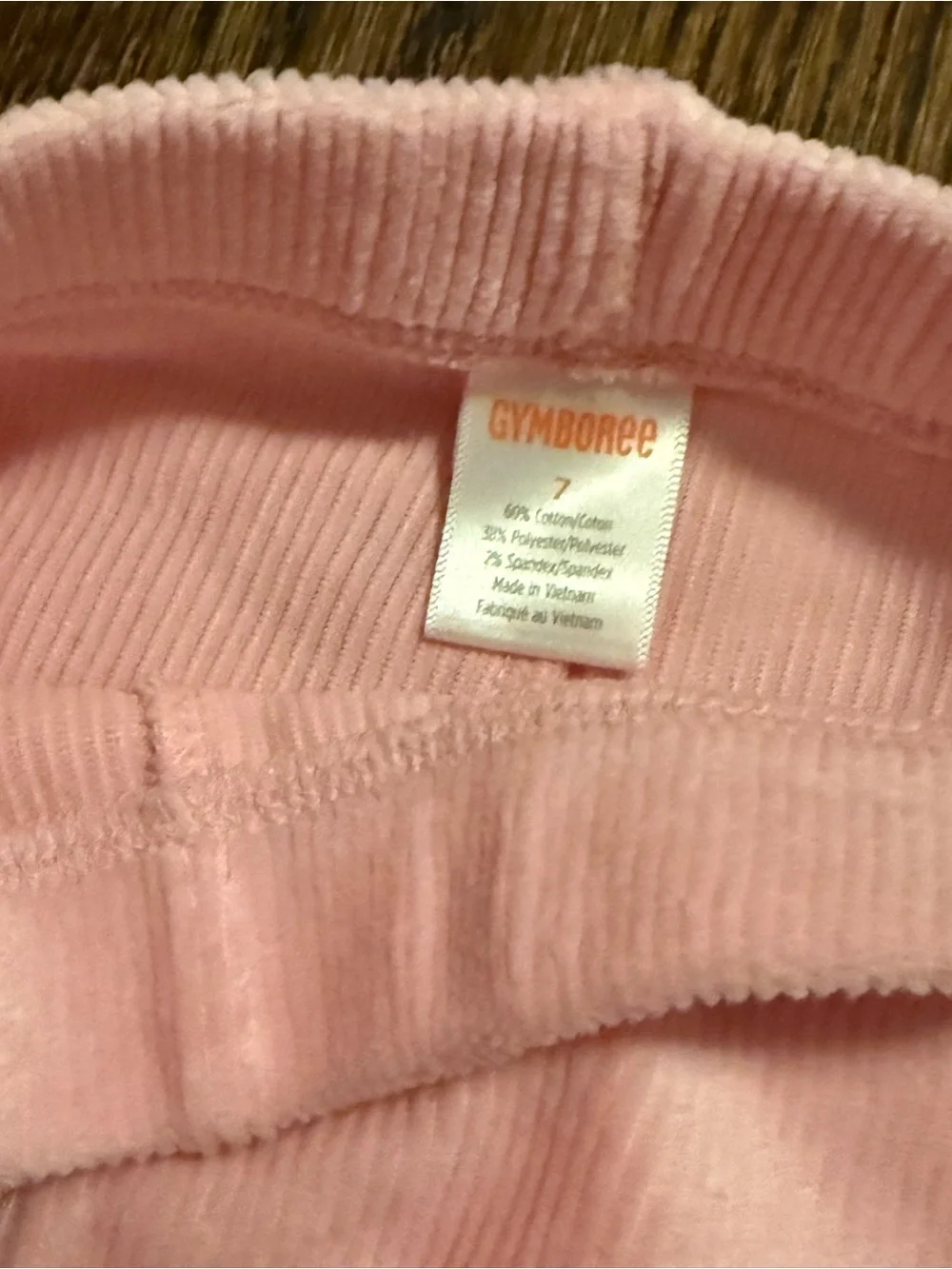 Gymboree Girls size 7 Pink Floral & Solid Leggings - Set of 2